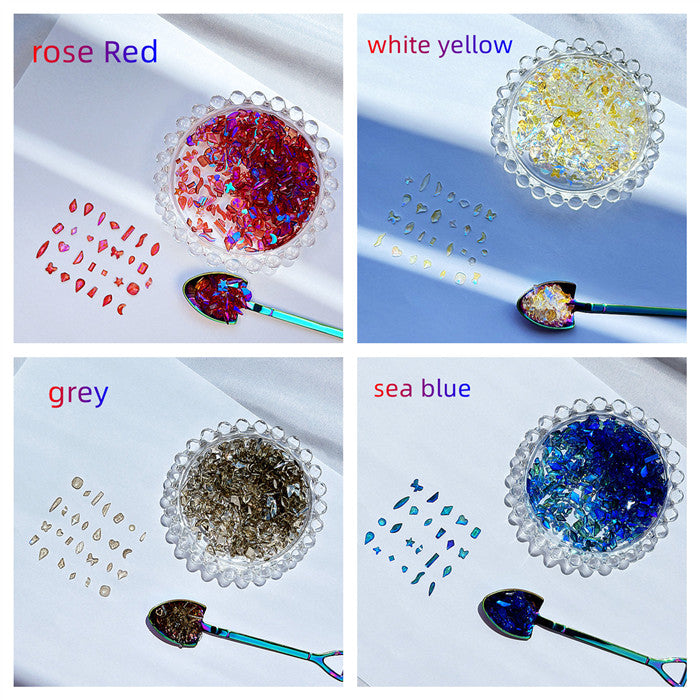 【A01】Colorful Mood-Mix Resin Nail