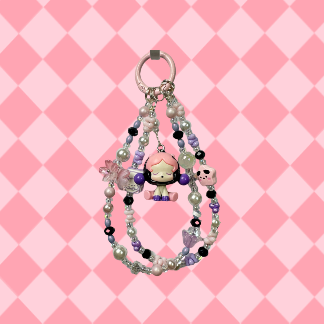 Pop Bean Phone Charm
