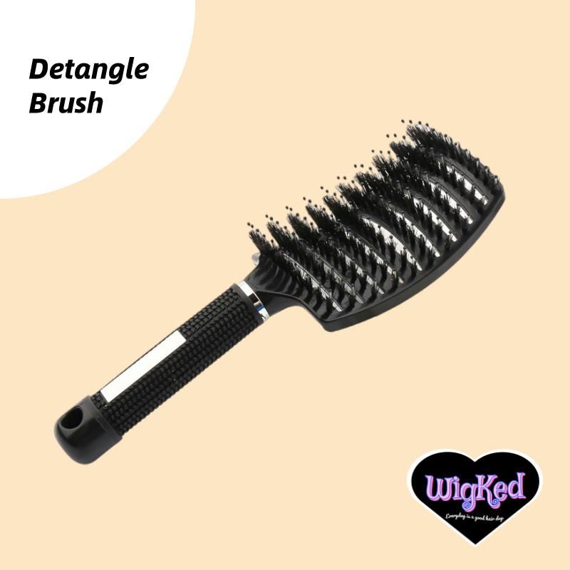 WigKed Detangling Brush - Rubber Handle with Multiple Bristles, Designed for Effective Detangling, Ideal for Hair Care, Random 1pc