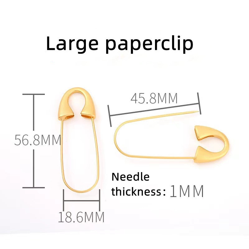 【E801】 Copper DIY fashion paperclips