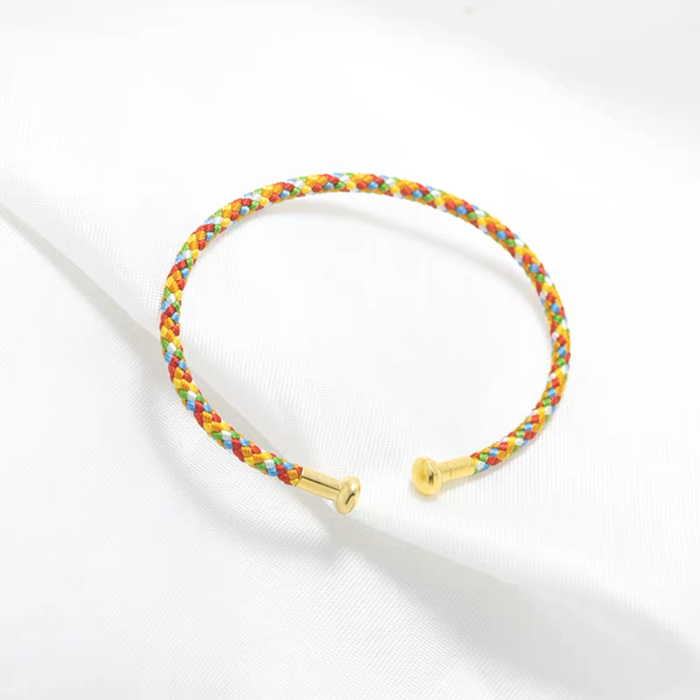 【F1005】Opening adjustable DIY wire bracelet  - ACCESSORIES DIY