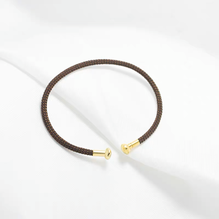 【F1005】Opening adjustable DIY wire bracelet  - ACCESSORIES DIY