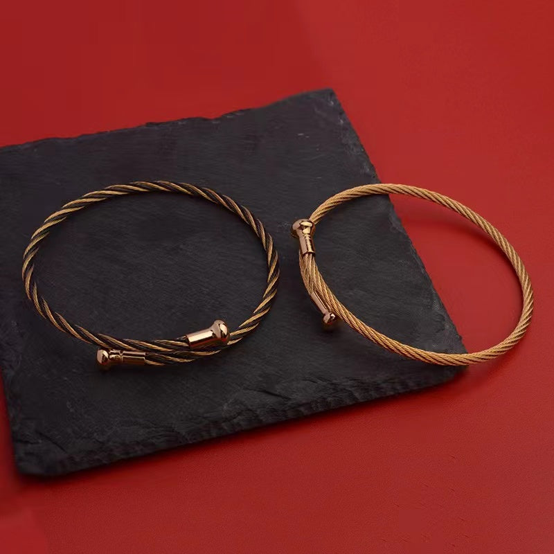 【F1006】Twist bracelet rope  - ACCESSORIES DIY