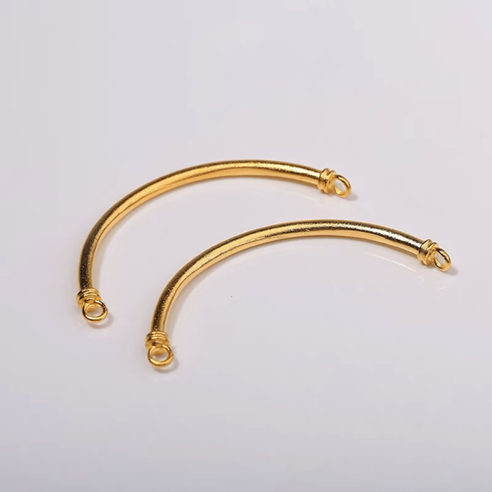 【F1003】Bent tube hollow lotus flower diy accessories - ACCESSORIES DIY