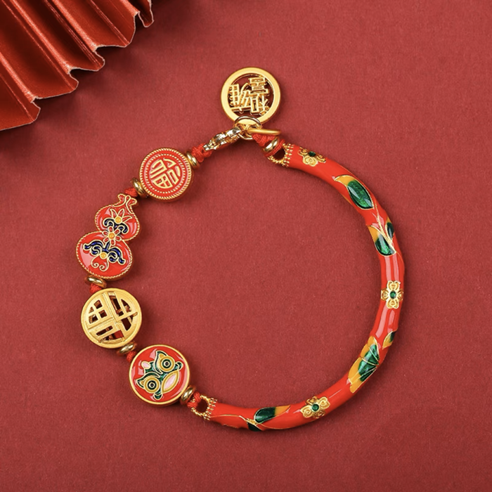 【B0112】Enamel drip oil strings Bracelet