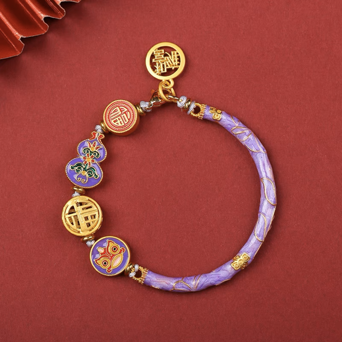 【B0112】Enamel drip oil strings Bracelet