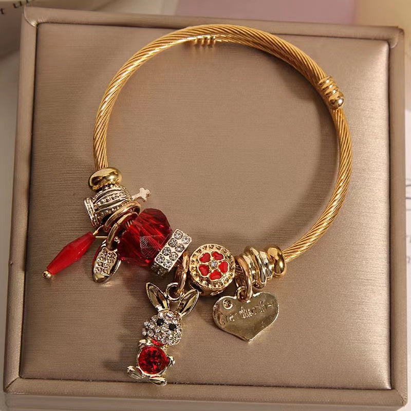 【B0111】Classic bracelet cute angel temperament trend bracelet