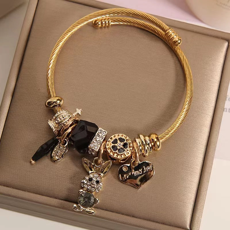 【B0111】Classic bracelet cute angel temperament trend bracelet
