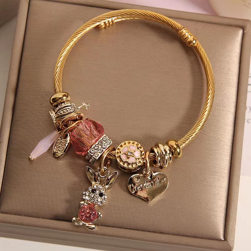 【B0111】Classic bracelet cute angel temperament trend bracelet