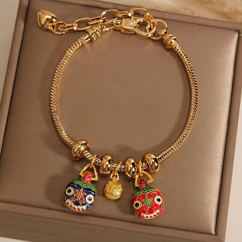 【B0108】Swallowing gold protection beast family bracelets