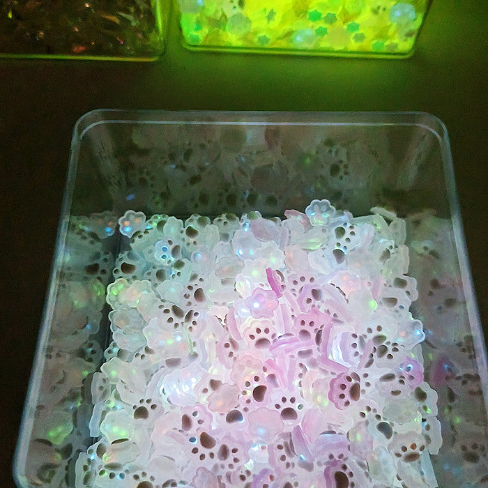 【A024】Glow Snowpaw - DIY Nail