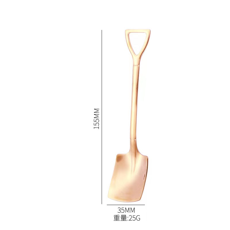 【A037】304 stainless steel long handle shovel