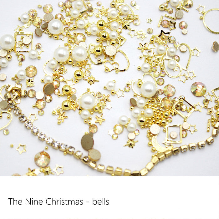 【A045】Sweet Christmas Style- DIY Nail