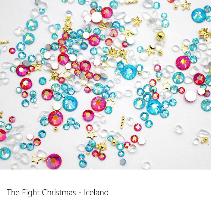 【A045】Sweet Christmas Style- DIY Nail