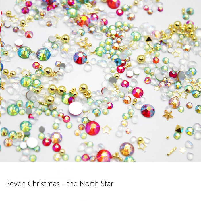 【A045】Sweet Christmas Style- DIY Nail