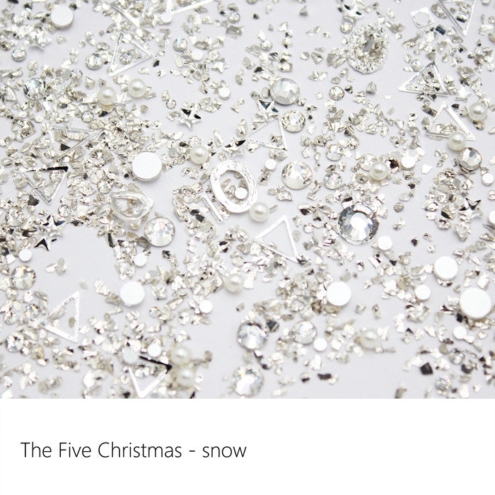 【A045】Sweet Christmas Style- DIY Nail